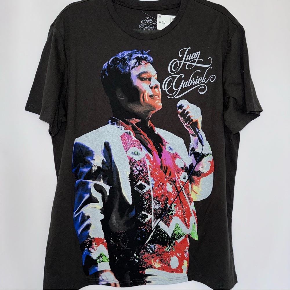 NWT Juan Gabriel Black Graphic Tee